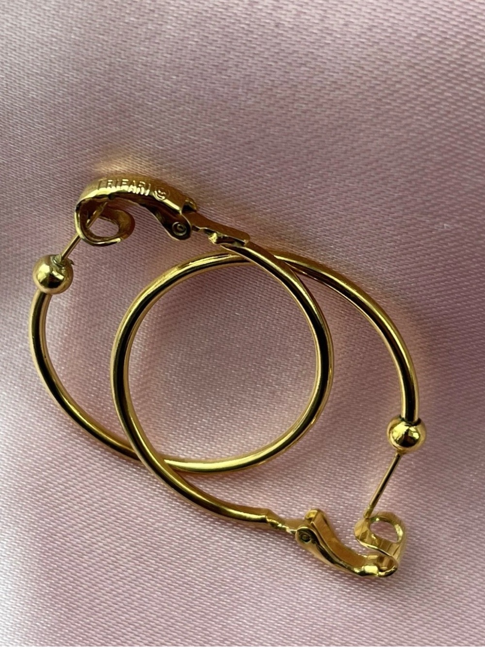 Trifari Gold-Tone Hoop Earrings - Women Jewelry